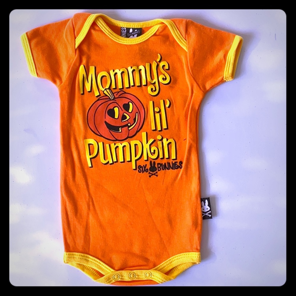 Baby romper Lil' Pumpkin print size 3-6M